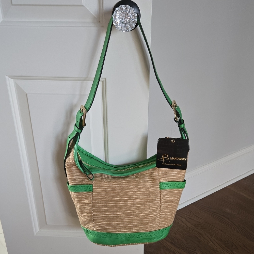 "Gemma" Genuine Leather Shoulder Bag